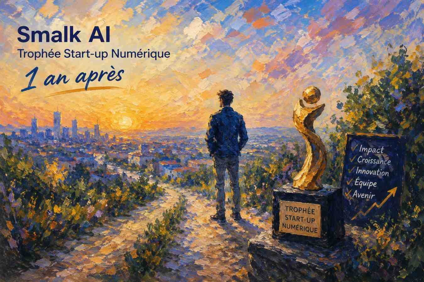 Smalk AI |  Trophée Start-up Numérique - 1 an après